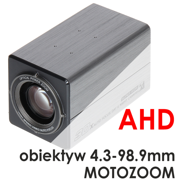 CC-AH23 - Kamera typu BOX 1080P AHD MOTOZOOM 4.3 - 98.9mm