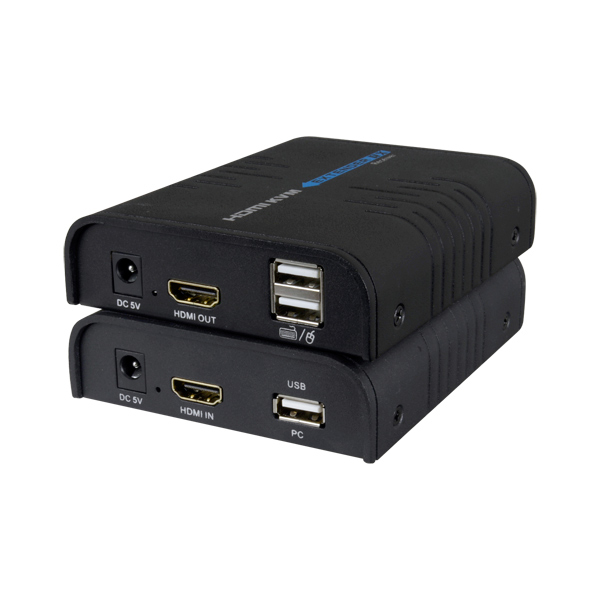 HDMI-KVM-EXT - Extender HDMI/USB, 1080p, TCP/IP, 120m - Aliquam | HDMI-KVM-EXT