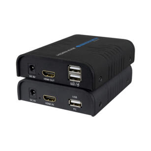 HDMI-KVM-EXT - Extender HDMI/USB, 1080p, TCP/IP, 120m - Aliquam | HDMI-KVM-EXT