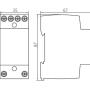 KTF-8-24 23260 - Transformator dzwonkowy 230/24-12-8V - KANLUX