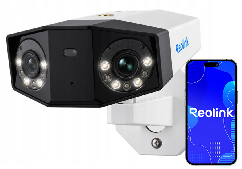 P750 - Kamera panoramiczna IP 16Mpx, Dual Lens 2,8mm, 180°, Dual light 30m, PoE, AI - Reolink | 6900663966658