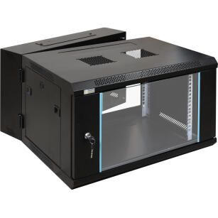 RWD666 - Szafa RACK 19" wisząca podwójna złożona 6U/600x600 - Pulsar | RWD666