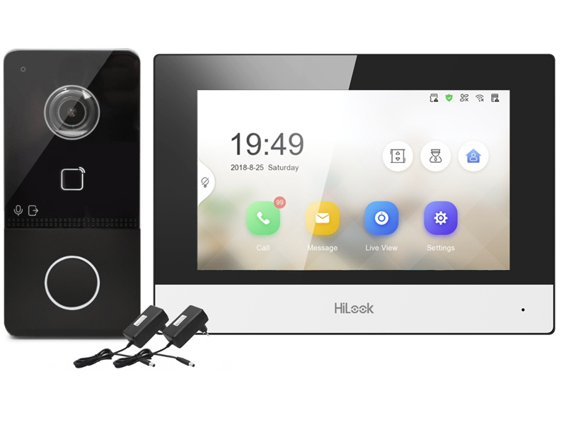 IP-VIS-SLIM - Zestaw wideodomofonowy Villa IP, WiFi, Mifare - HiLook by Hikvision | 6942160449265