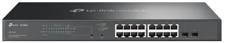 SG2218P - Przełącznik Smart JetStream, 18 portów gigabitowych, 16xPoE - TP Link | SG2218P