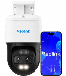 P760 - Kamera obrotowa PTZ IP 8Mpx, Dual Lens, Dual Light, PoE, Detekcja AI - Reolink | P760