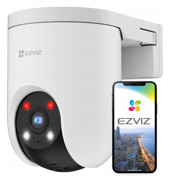 H8c PoE 2K - Kamera zewnętrzna obrotowa PoE, 2K, Autotracking, AI, 360° - EZVIZ | H8c PoE