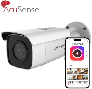 DS-2CD2T46G2-2I - Kamera tubowa IP 4Mpx, AcuSense, IR60m, 2.8mm - Hikvision | 6941264083771