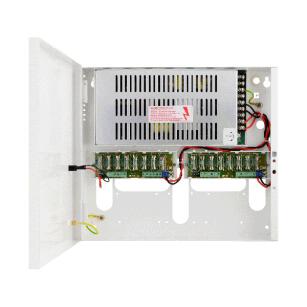 PSDC161216T - Zasilacz impulsowy PSDC 12V/16A/16x1A/TOPIC do CCTV - PULSAR | 5901643192389