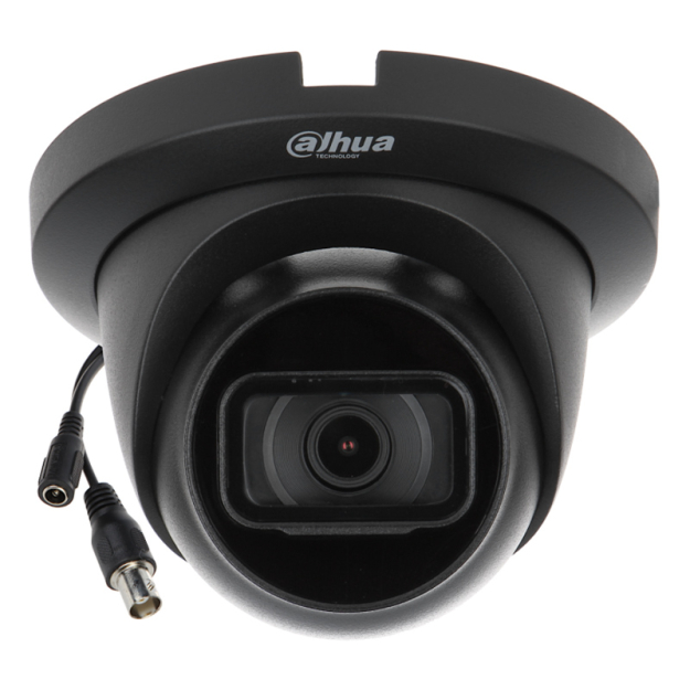 HAC-HDW1200TLMQ-0280B-BLACK-S5 - Kamera kopułkowa 4w1, 2Mpx, 2.8mm, IP67 - DAHUA | HAC-HDW1200TLMQ-0280B-BLACK-S5