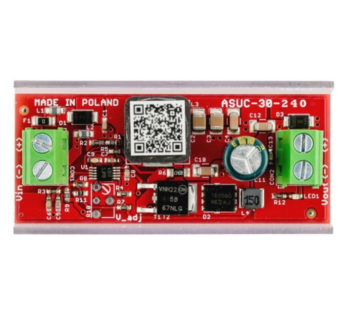 ASUC-30-240-OF - Przetwornica podnosząca napięcie do 24V - Atte | 5902143690733