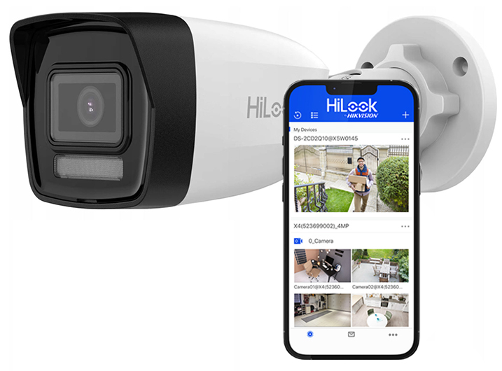 IPCAM-B8-30DL - Kamera tubowa IP 8Mpx, 2.8mm, Smart Hybrid Light 30m, MD 2.0 - HiLook by Hikvision | IPCAM-B8-30DL