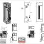 1411RF-12DC - Elektrozaczep 12VDC symetryczny, rewersyjny, radialny do drzwi aluminiowych - Lockpol - 2