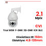 DH-SD6C225I-HC - Kamera szybkoobrotowa HD-CVI,  2Mpx, 4.8-120mm, IR150m, STARVIS - DAHUA - 2