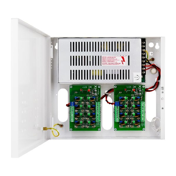 PSDC161214 - Zasilacz impulsowy PSDC 12V/14A/16x1A do CCTV - PULSAR | 5906881449844