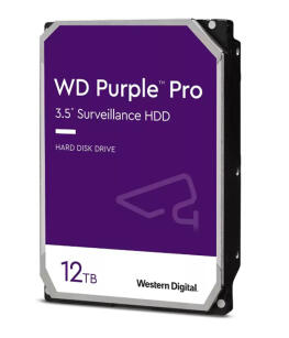 WD121PURP - Dysk twardy 3,5'' HDD 12TB Purple dedykowany do monitoringu - Western Digital | WD121PURP