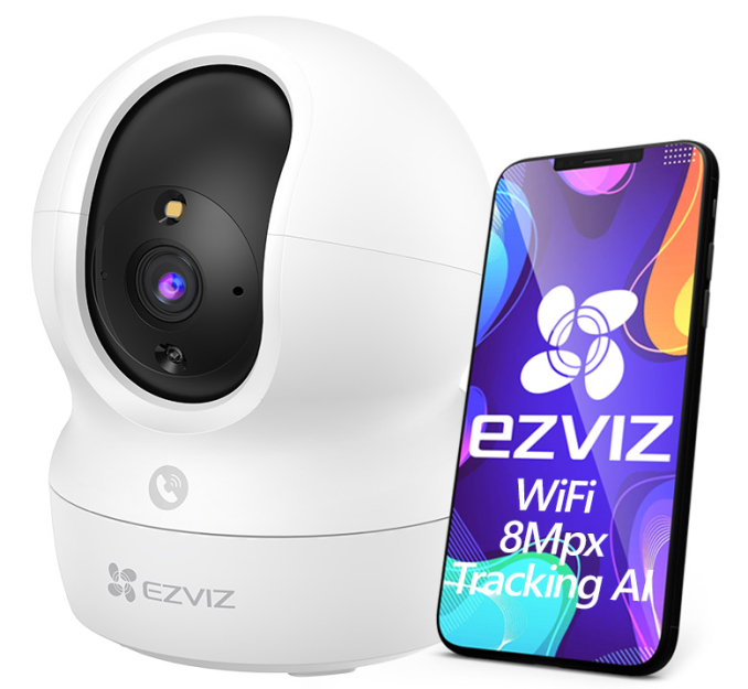 CP1 Pro 4K - Kamera wewnętrzna obrotowa WiFi, 8Mpx, Auto tracking - EZVIZ | CP1 Pro 4K