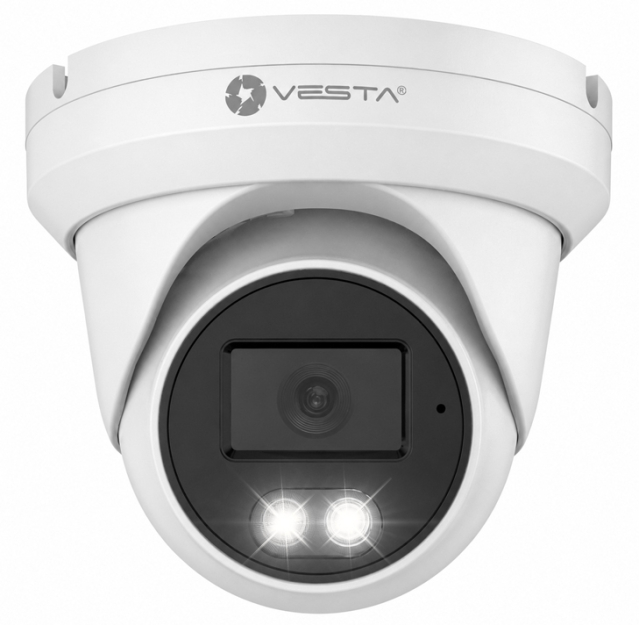 IPC-T26-L-MC - Kamera kopułkowa IP 6MPx, 2.8mm, MagicColor AI-ISP, LED 40m, AI - VESTA | IPC-T26-L-MC