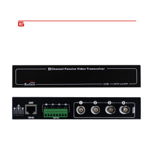 BCS-HD-TR4-RE - Odbiornik do instalacji telewizji dozorowej, 4 kanałów, AHD, CVI, TVI, ANALOG przesyłanych po skrętce - BCS