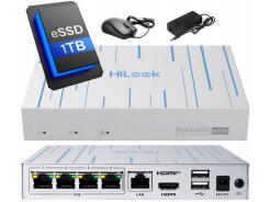 SSD-NVR-4MP/4P - Rejestrator IP, 4-kanałowy, do 4Mpx, 4x PoE, 1x SSD 1TB - Hilook by Hikvision | SSD-NVR-4MP/4P