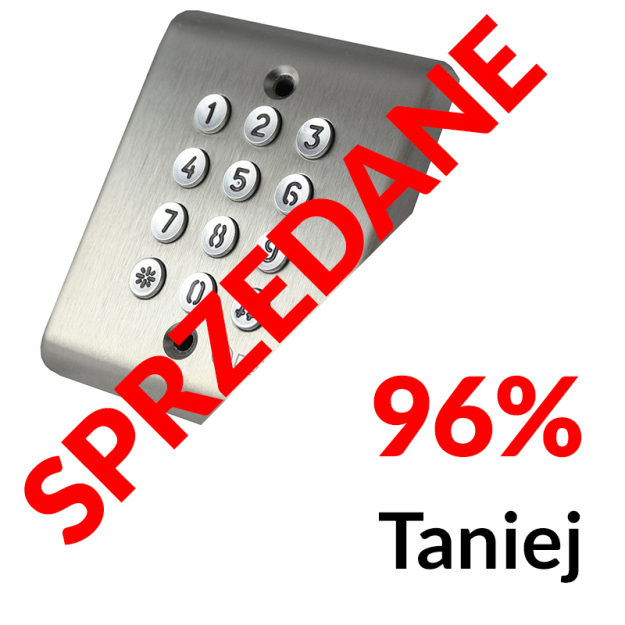Zamek szyfrowy z kontrolerem KCIN ze stali nierdzewnej - Digicode