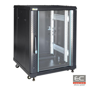 RS1566GD - Szafa RACK 19" stojąca do złożenia 15U/600x600 - Pulsar | RS1566GD