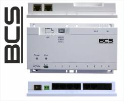 BCS-SP06 - Switch PoE do systemu videodomofonowego IP BCS | BCS-SP06