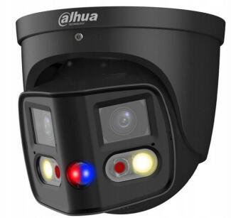 IPC-PDW3849-A180-AS-PV-Black - Kamera kopułkowa panoramiczna IP, 2x 4Mpx, 2x 1/2.7", Wizsense, TiOC DUO - Dahua | 6923172593191