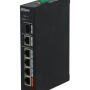 PFS3106-4ET-60-V2 - Switch 6-portowy PoE , 1xHiPoE, Uplink 100Mbps, 60W - DAHUA 