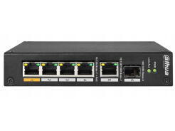 PFS3106-4ET-60-V2 - Switch PoE 4+2 , 1xHiPoE, 1xSFP, Uplink 100Mbps, 60W - DAHUA | 6923172506603