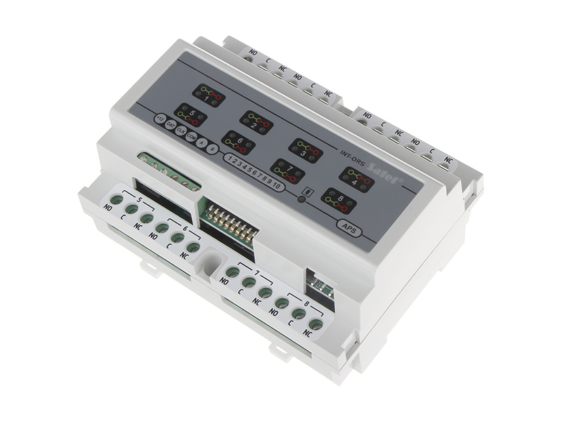 INT-ORS - Ekspander wyjść na szynę DIN 35 mm - SATEL | 5905033331242