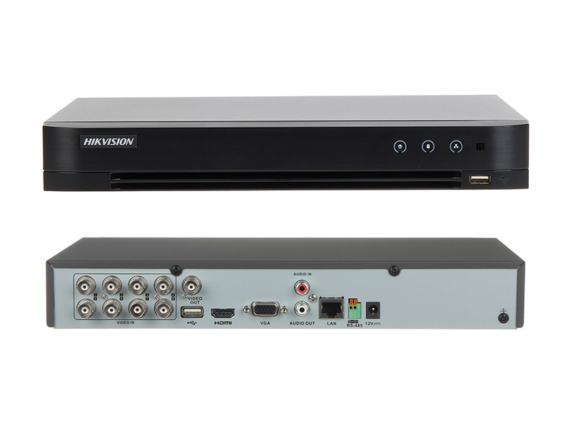iDS-7208HQHI-M1/S - Rejestrator 8-kanałowy 5w1, TurboHD, 6Mpx - Hikvision | 6941264090083