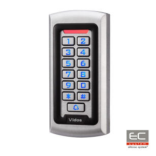 ZS42-1 - Zamek szyfrowy z czytnikiem w standardzie UNIQUE 125 kHz - VIDOS | 5907281203449