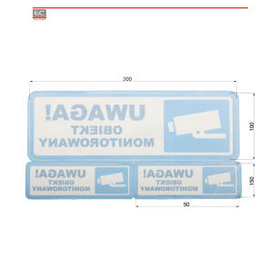 N-KPL-1/R - Zestaw naklejek informacyjnych (Rewers)