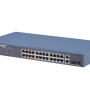 DS-3E1326P-EI - Switch 24x PoE + 2x Uplink, 370W - Hikvision