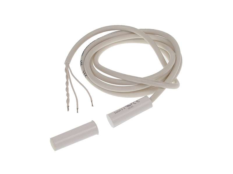 S-2 - Czujka magnetyczna / Kontaktron czołowy z obwodem sabotażowym - SATEL | 5905033335110