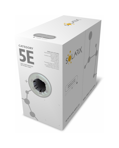 SXKD-5E-UTP-PEG - Kabel skrętka żelowana U/UTP kat. 5e, PEG, Fca - Solarix | SXKD-5E-UTP-PEG