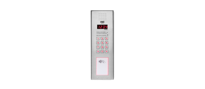 1062/101VD-RF - Panel cyfrowy z klawiaturą, oknem informacyjnym i czytnikiem kart zbliżeniowych Basic Vertical Miwi-Urmet | 5903878054142