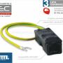 IPP-1-21-HS / AEP1Gb+PoE/S - Zabezpieczenie przeciwprzepięciowe urządzeń Ethernet ze złączami ekranowanymi - Atte