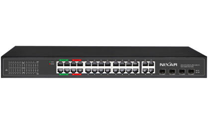 SWITCH ぽて Switch PoE Pulsar S64 dla 4 kamer IP