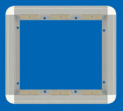 03X0303A - Ramka do 3 kaset 1-rzędowych / 2-rzędowych - Mifon