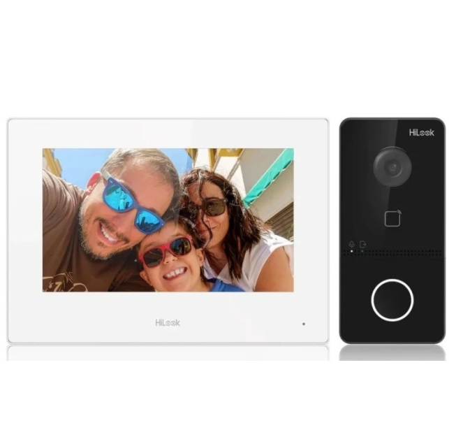 IP-VIS-SLIM-W - Zestaw wideodomofonowy Villa IP, WiFi, Mifare - HiLook by Hikvision | 6942160449272