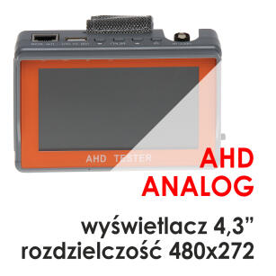 MS-35AHD - Monitor serwisowy 4.3" AHD / ANALOG | MS-35AHD