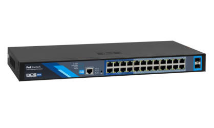 BCS-B-SP24G-2SFP-M - Switch zarządzalny PoE, 24-portowy gigabitowy - BCS Basic | BCS-B-SP24G-2SFP-M