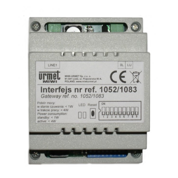1052/1083 - Interfejs 2Voice/Matibus SE  - Miwi-Urmet | 1052/1083