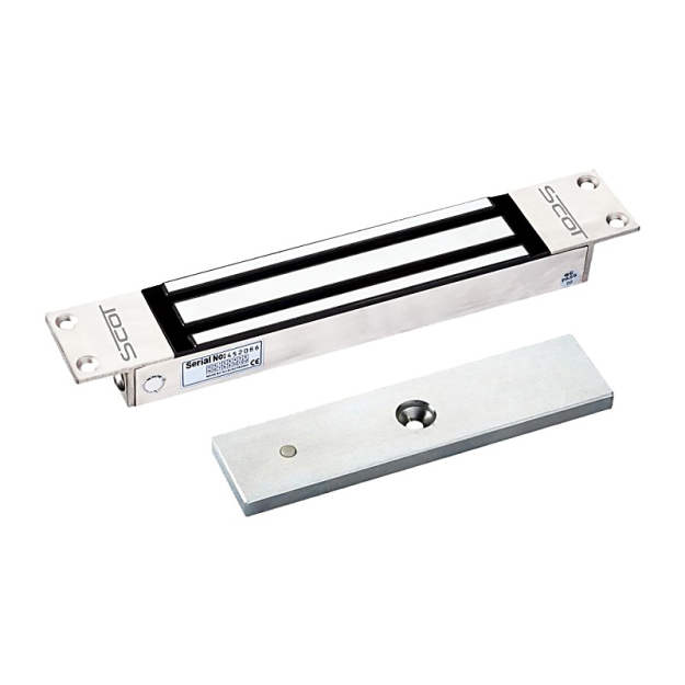 EL-800MS - Zwora elektromagnetyczna wpuszczana 350kg z sygnalizacją - SCOT | EL-800MS