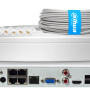 Zestaw do Monitoringu IP 4Mpx, 2 Kamery IPC-HFW2449S-S-IL-0280B, Dual Light, PoE - DAHUA