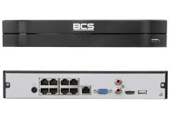BCS-L-NVR0801-4KE-8P(2) - Rejestrator IP 8- kanałowy, do 16Mpx, 1x HDD, PoE, Ai - BCS LINE | 5904890709096