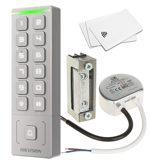 DS-K1T809MX KD1 KIT - Kompletny zestaw kontroli dostępu na jedne drzwi - HIKVISION | DS-K1T809MX KD1 KIT