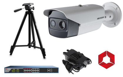 System pomiaru temperatury ciała ludzkiego - Hikvision | Hikvision 2 vs COVID-19