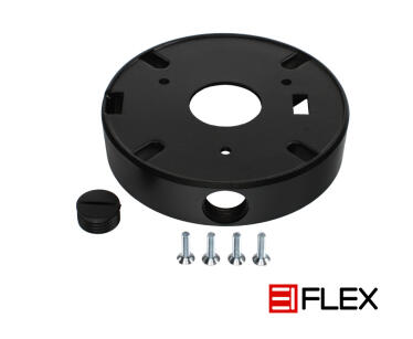 HSA85BLACK - Puszka do kamer serii EIFLEX HSA85, kolor czarny - EIFLEX | HSA85BLACK